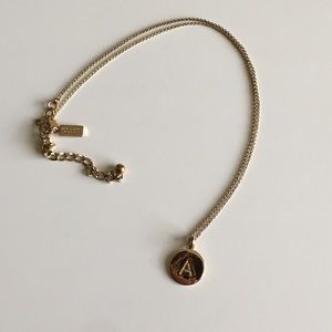 Kate Spade “A” Initial Necklace